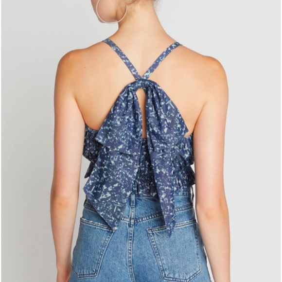 Choosy Blue/White Top NWT Size XS - Picture 2 of 4